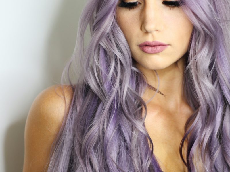 How To Fade Purple Hair To Silver Or White Safely [no Bleach]