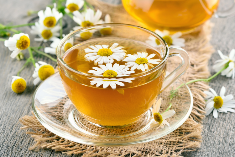 use chamomile tea