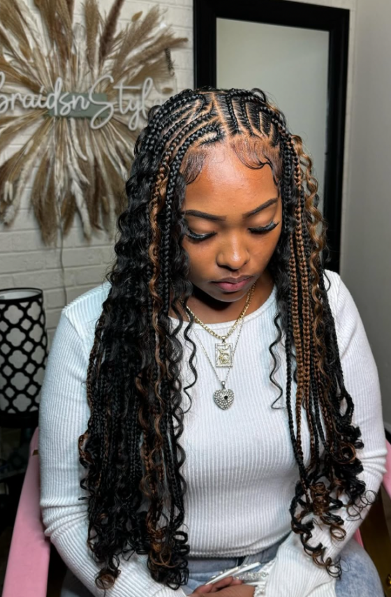 21 Gorgeous Boho Fulani Braids to Try - Simply Happy Hair